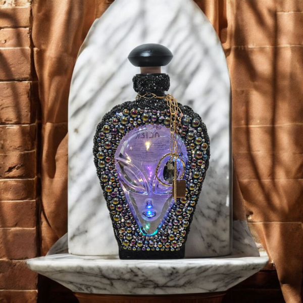 Decorated Alien Tequila Bottle - Image 3