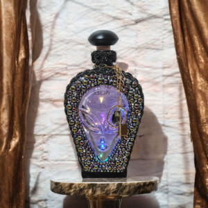 Decorated Alien Tequila Bottle