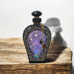 Alternative view of Decorated Alien Tequila Bottle