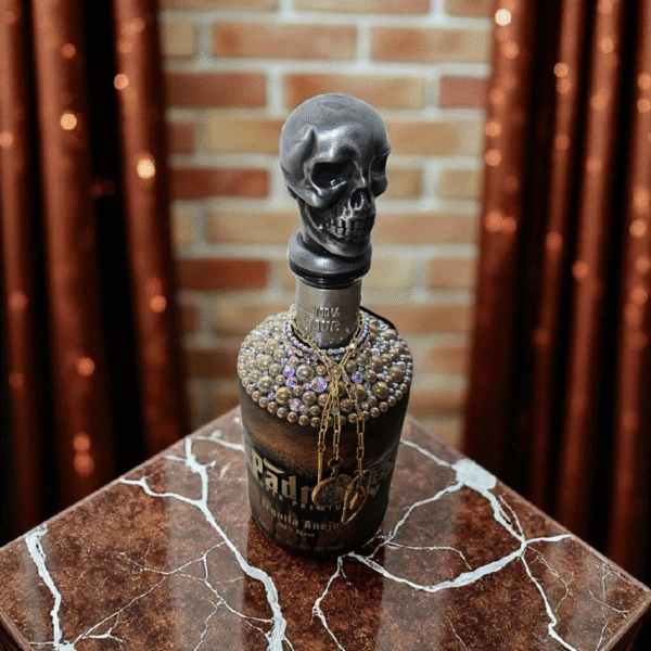 Elegant Decorated Padre Tequila Bottle - Image 3