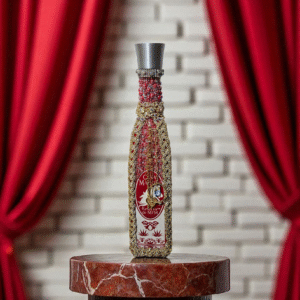 Elegant Decorated Casa Maestri Tequila Bottle