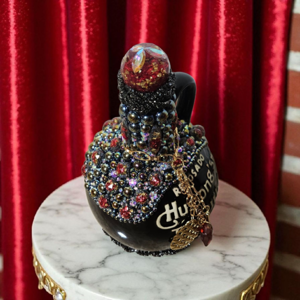 Decorated Hussong Tequila Bottle - Image 3