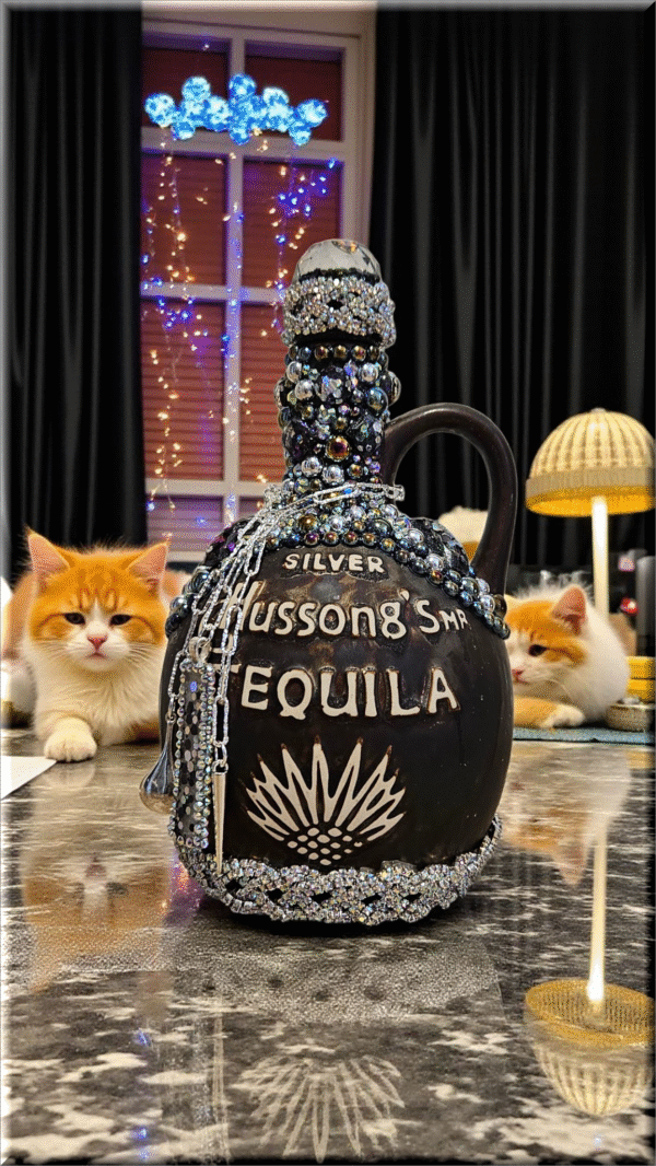 Hussong Tequila Bottle - Silver - Image 7