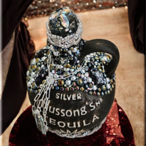Alternative view of Hussong Tequila Bottle - Silver