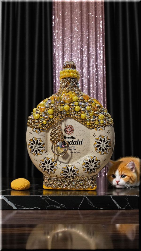 Mandala Tequila Bottle - Image 3