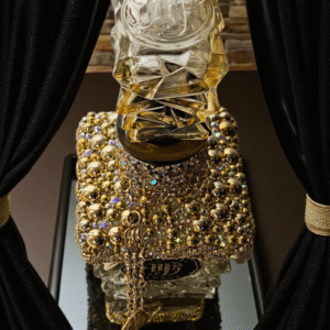 Alternative view of Mi Familia Flores Golden Tequila Bottle