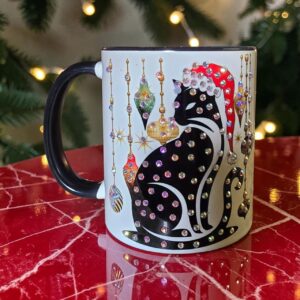 Christmas Cat Coffee Mug